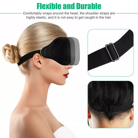 3D Comfort Sleep Mask – Soft Padded Eye Cover for Deeper Rest