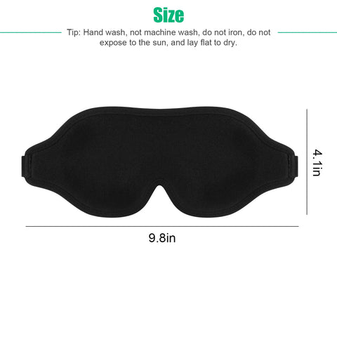 3D Comfort Sleep Mask – Soft Padded Eye Cover for Deeper Rest